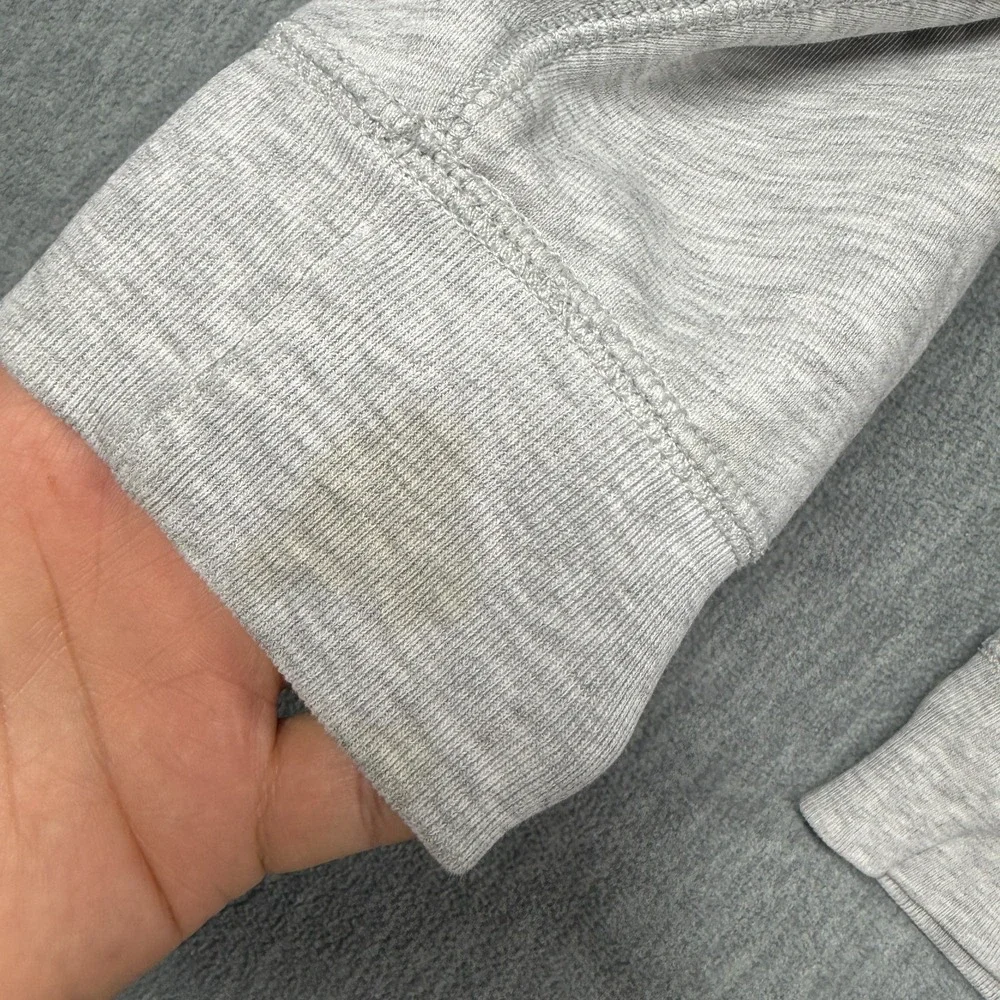 True Religion Hoodie‎ Men's XL Gray Fleece Crafted With Pride Full Zip Gym Coat